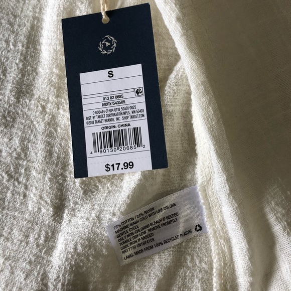 Off white button down - Picture 3 of 5